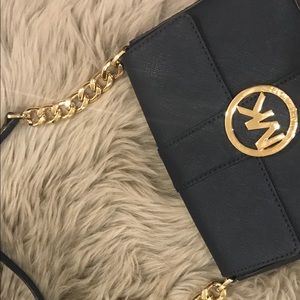 Michael Kors small safiano leather crossbody